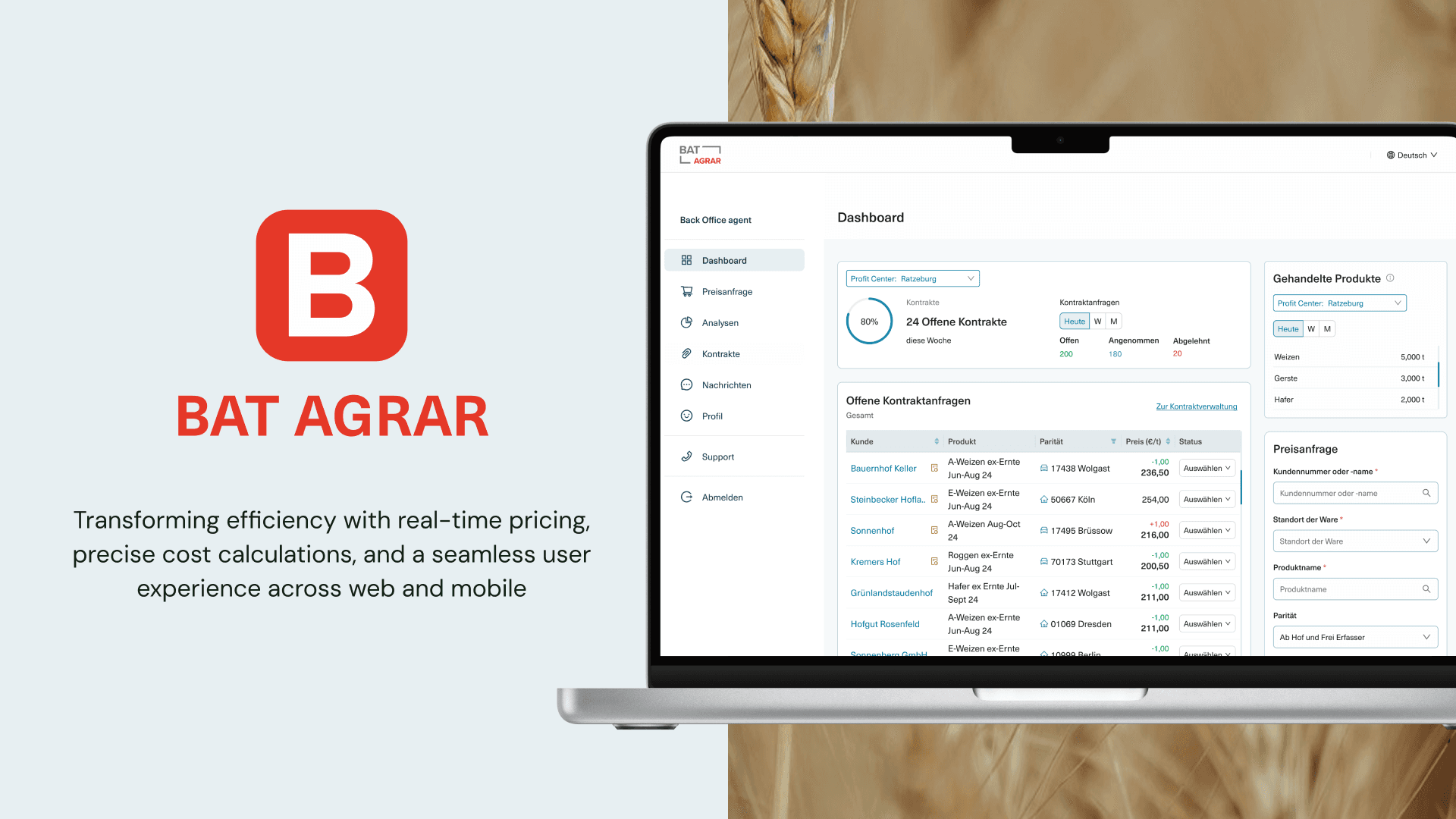 BAT, HofPortal Web App and Native App