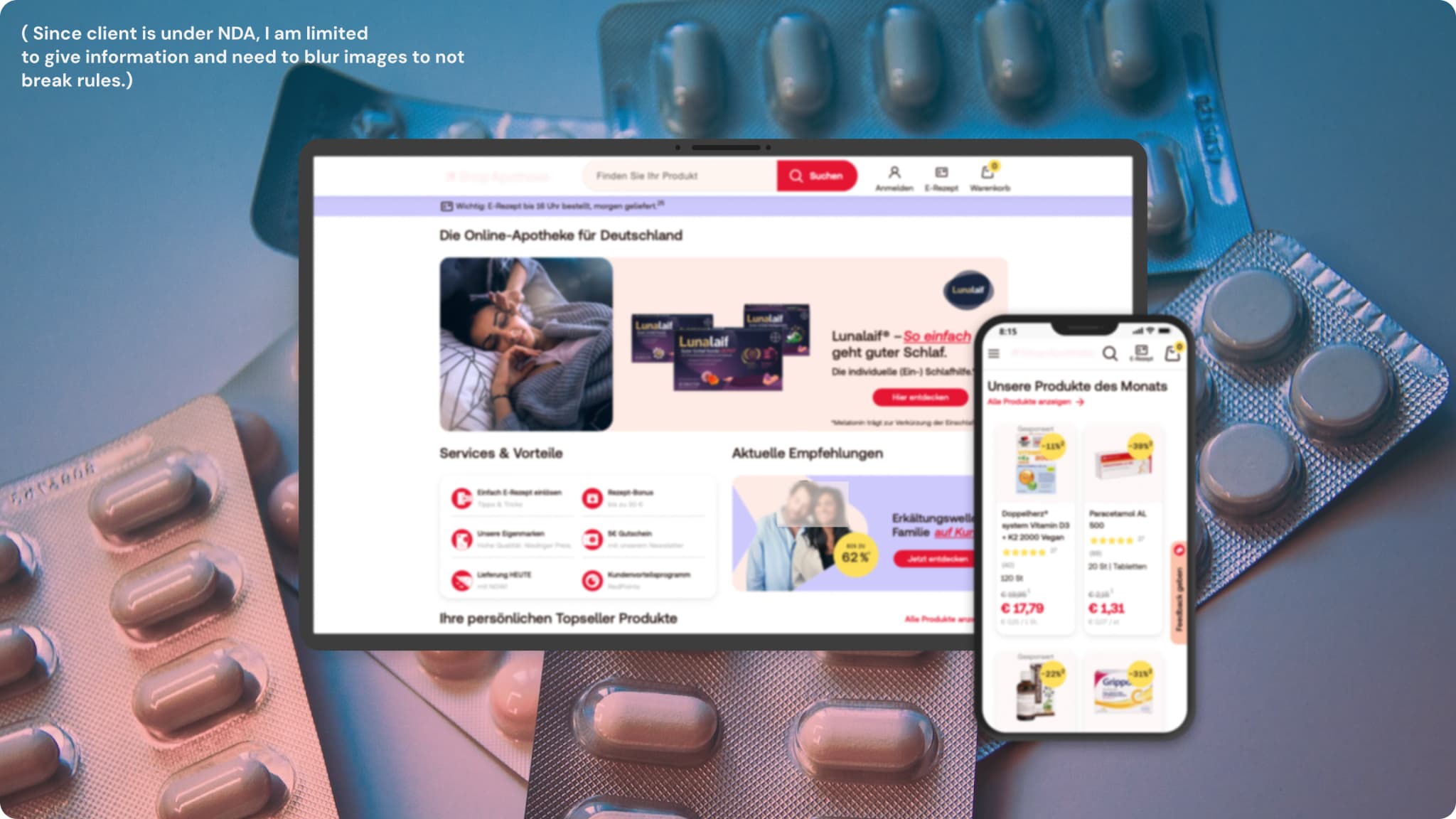 Biggest Online Pharmacy Player in Germany (under NDA)